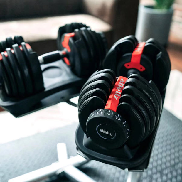 Adjustable Dumbbells (5-52.5 Lbs)  - Pair