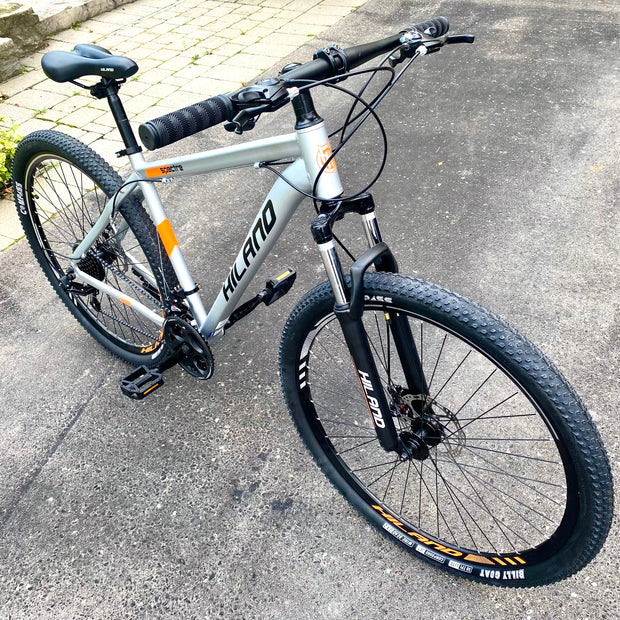 21-Speed 29” Mountain Bike (Shimano Components, Disc Brakes) - SILVER