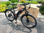468Wh Battery, 350W Motor, 26" Electric Bike - 36V/13Ah Removable Battery (Max Range 95 Km), LCD Display, 32 Km/H Top Speed, 17" Aluminum Frame Mountain eBike (BLACK)
