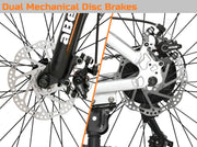 21-Speed 29” Mountain Bike (Shimano Components, Disc Brakes) - SILVER