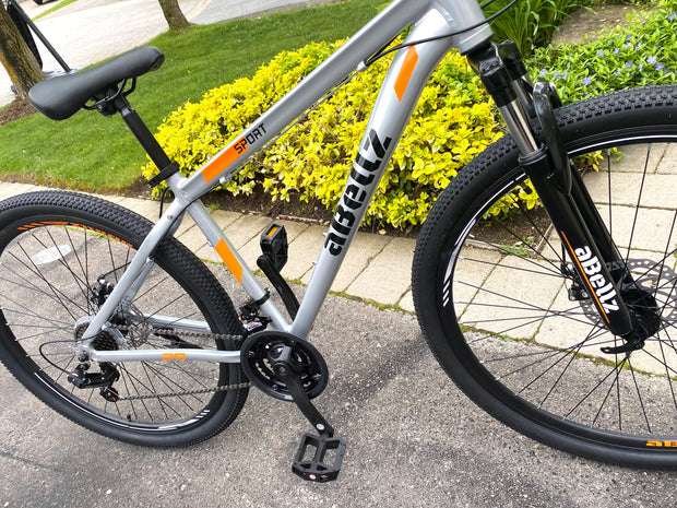 21-Speed 29” Mountain Bike (Shimano Components, Disc Brakes) - SILVER