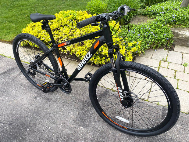 21-Speed 29” Mountain Bike (Shimano Components, Disc Brakes) - BLACK