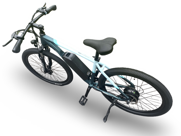 720Wh Battery, 350W Motor, 27.5" Electric Bike - Large 48V/15Ah (720Wh) Removable Battery (Max Range 115 Km), LCD Display, 32 Km/H Top Speed, 17" Aluminum Frame Mountain eBike