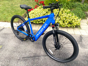100 Km Range, 32 Km/H, 27.5" Electric Bike - LCD Display, 468Wh Battery (36V/13 Ah), 350W Motor, 19" Aluminum Frame
