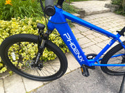 100 Km Range, 32 Km/H, 27.5" Electric Bike - LCD Display, 468Wh Battery (36V/13 Ah), 350W Motor, 19" Aluminum Frame