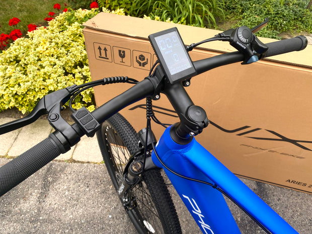 100 Km Range, 32 Km/H, 27.5" Electric Bike - LCD Display, 468Wh Battery (36V/13 Ah), 350W Motor, 19" Aluminum Frame