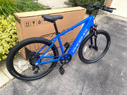 100 Km Range, 32 Km/H, 27.5" Electric Bike - LCD Display, 468Wh Battery (36V/13 Ah), 350W Motor, 19" Aluminum Frame