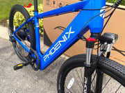 100 Km Range, 32 Km/H, 27.5" Electric Bike - LCD Display, 468Wh Battery (36V/13 Ah), 350W Motor, 19" Aluminum Frame