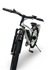 468Wh Battery, 350W Motor, 26" Electric Bike - 36V/13Ah Removable Battery (Max Range 95 Km), LCD Display, 32 Km/H Top Speed, 17" Aluminum Frame Mountain eBike (WHITE)