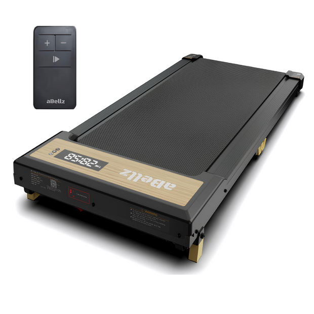 Walking Pad, 2-in-1 Under Desk Treadmill with Incline, Compact, 4 MPH Max Speed, 2.5 HP Motor Treadmill, Remote & LED Display