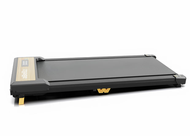 Walking Pad, 2-in-1 Under Desk Treadmill with Incline, Compact, 4 MPH Max Speed, 2.5 HP Motor Treadmill, Remote & LED Display