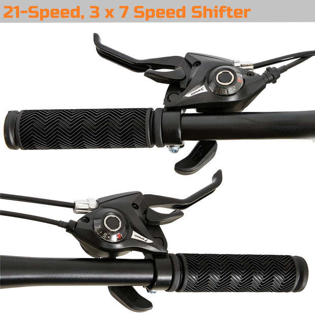 21-Speed 29” Mountain Bike (Shimano Components, Disc Brakes) - SILVER