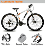 21-Speed 29” Mountain Bike (Shimano Components, Disc Brakes) - SILVER