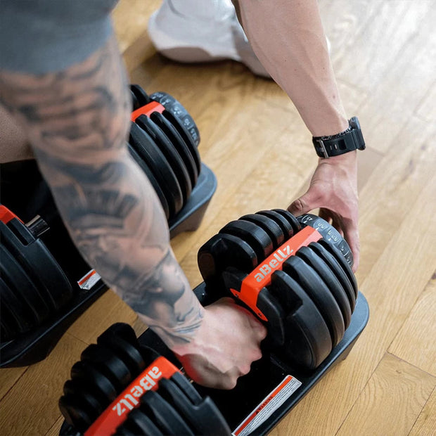 Adjustable Dumbbells (5-52.5 Lbs)  - Pair