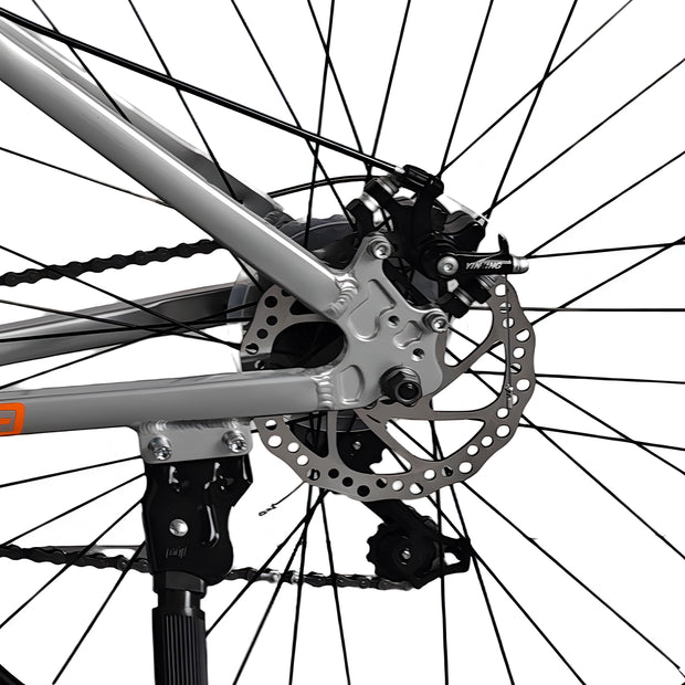 21-Speed 29” Mountain Bike (Shimano Components, Disc Brakes) - SILVER