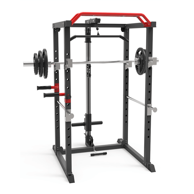 Squat racks discount with cables