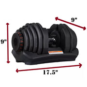Adjustable Dumbbells (10-90 Lbs) - Pair