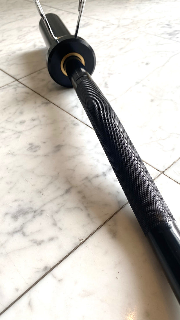 20 Lb Olympic EZ Curl Bar (4 Feet with Bearings, Collars Included) - aBellz
