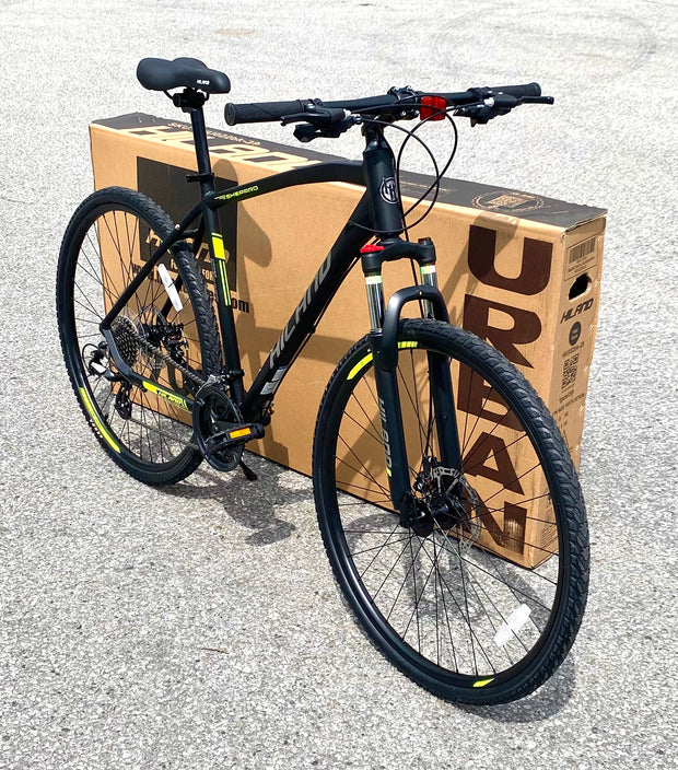 24-Speed 700c Hybrid Bike (Shimano Gear, Disc Brakes) - aBellz