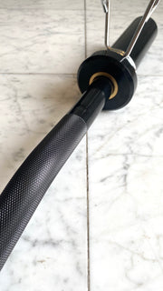 20 Lb Olympic EZ Curl Bar (4 Feet with Bearings, Collars Included) - aBellz