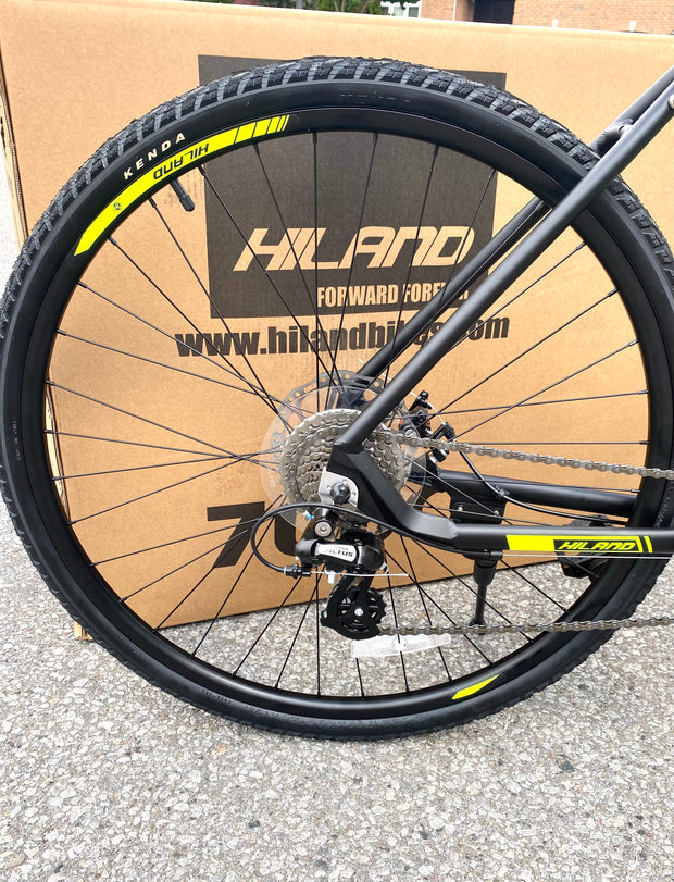 24-Speed 700c Hybrid Bike (Shimano Gear, Disc Brakes) - aBellz