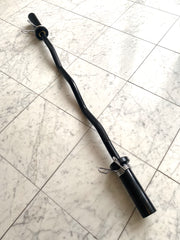 20 Lb Olympic EZ Curl Bar (4 Feet with Bearings, Collars Included) - aBellz