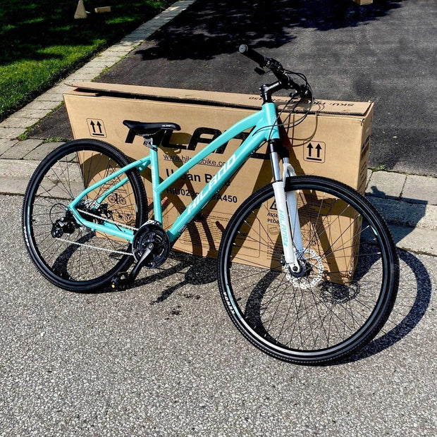 24-Speed 700c Hybrid Bike (Shimano Gear, Disc Brakes) - aBellz